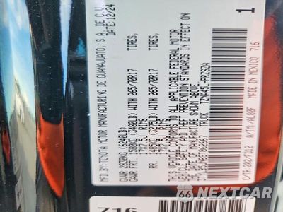 Zdjęcie 12 z 12 samochodu: 2025 TOYOTA TACOMA TRD OFF-ROAD VIN:3TYLB5JN8ST062667 - miniatura