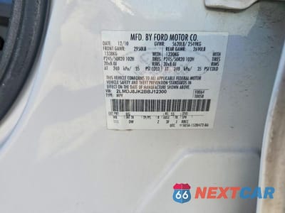 Zdjęcie 14 z 14 samochodu: 2011 LINCOLN MKX VIN:2LMDJ8JK2BBJ12300 - miniatura