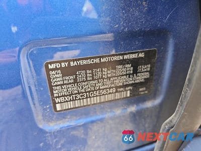 Zdjęcie 12 z 12 samochodu: 2016 BMW X1 XDRIVE28I VIN:WBXHT3C31G5E56349 - miniatura