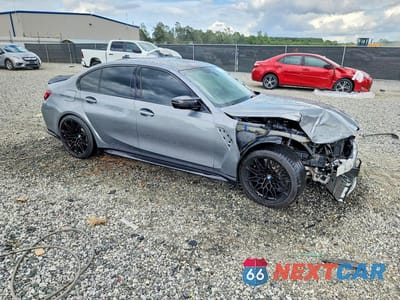 Czwarte zdjęcie samochodu z boku: 2022 BMW M3 VIN:WBS53AY08NFM19895 - miniatura