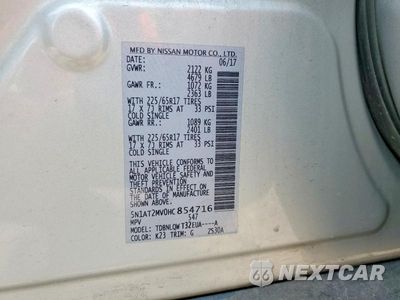 Zdjęcie 13 z 13 samochodu: 2017 NISSAN ROGUE SV VIN:5N1AT2MV0HC854716 - miniatura