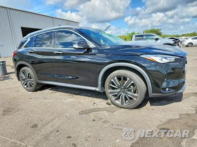 Czwarte zdjęcie samochodu z boku: 2022 INFINITI QX50 LUXE VIN:3PCAJ5BB1NF118127 - miniatura