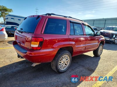 Trzecie zdjęcie samochodu z tyłu: 2002 JEEP GRAND CHEROKEE LIMITED VIN:1J8GW58NX2C257879 - miniatura