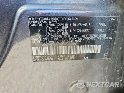 Zdjęcie 12 z 12 samochodu: 2018 TOYOTA RAV4 LE VIN:JTMZFREV7JJ752269 - miniatura