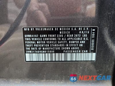 Zdjęcie 12 z 12 samochodu: 2016 VOLKSWAGEN GOLF S/SE VIN:3VW217AU9GM015696 - miniatura