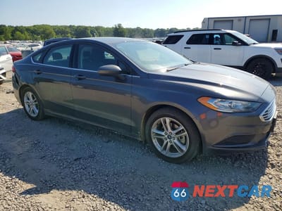 Czwarte zdjęcie samochodu z boku: 2018 FORD FUSION SE VIN:3FA6P0HD4JR203817 - miniatura