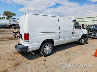 Trzecie zdjęcie samochodu z tyłu: 2014 FORD E150 DELIVERY VAN VIN:1FTNE1EW7EDA93643 - miniatura