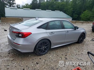 Trzecie zdjęcie samochodu z tyłu: 2022 HONDA CIVIC SPORT VIN:2HGFE2F55NH553273 - miniatura