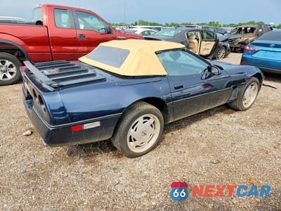 Trzecie zdjęcie samochodu z tyłu: 1989 CHEVROLET CORVETTE VIN:1G1YY3187K5112956 - miniatura
