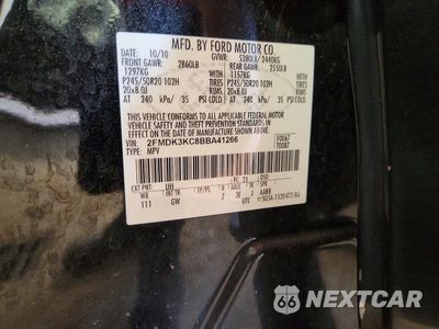 Zdjęcie 13 z 13 samochodu: 2011 FORD EDGE LIMITED VIN:2FMDK3KC8BBA41266 - miniatura