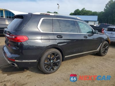 Trzecie zdjęcie samochodu z tyłu: 2019 BMW X7 XDRIVE50I VIN:5UXCX4C57KLB40346 - miniatura