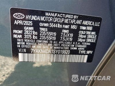 Zdjęcie 13 z 13 samochodu: 2025 HYUNDAI IONIQ 5 SEL VIN:7YAKN4DA1SY019920 - miniatura