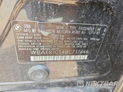 Zdjęcie 12 z 12 samochodu: 2011 BMW 528 I VIN:WBAFR1C54BC737648 - miniatura