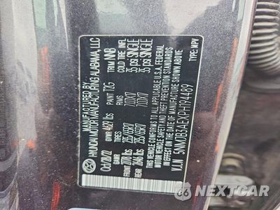 Zdjęcie 13 z 13 samochodu: 2023 HYUNDAI TUCSON SEL VIN:5NMJB3AEXPH194489 - miniatura