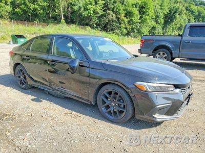 Czwarte zdjęcie samochodu z boku: 2022 HONDA CIVIC SPORT VIN:2HGFE2F5XNH507700 - miniatura