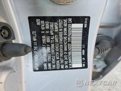Zdjęcie 12 z 12 samochodu: 2020 HONDA CIVIC EX VIN:SHHFK7H66LU420257 - miniatura