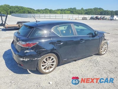 Trzecie zdjęcie samochodu z tyłu: 2012 LEXUS CT 200 VIN:JTHKD5BH1C2121186 - miniatura