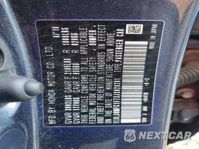 Zdjęcie 12 z 12 samochodu: 2018 HONDA CIVIC EXL VIN:JHMFC1F73JX028281 - miniatura