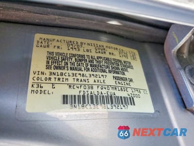 Zdjęcie 12 z 12 samochodu: 2008 NISSAN VERSA 1.8 S VIN:3N1BC13E98L392197 - miniatura