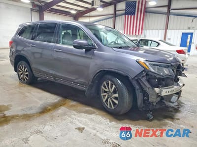 Czwarte zdjęcie samochodu z boku: 2021 HONDA PILOT EX VIN:5FNYF6H3XMB011212 - miniatura