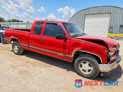 Czwarte zdjęcie samochodu z boku: 1997 GMC SIERRA C1500 VIN:1GTEC19R7VE511445 - miniatura