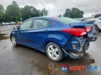 Drugie zdjęcie samochodu z przodu: 2013 HYUNDAI ELANTRA GLS VIN:KMHDH4AE5DU013672 - miniatura