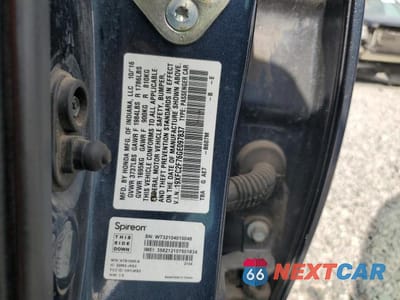 Zdjęcie 12 z 12 samochodu: 2016 HONDA CIVIC EX VIN:19XFC2F76GE097837 - miniatura