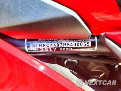 Zdjęcie 9 z 9 samochodu: 2017 HONDA CBR500 RA-ABS VIN:MLHPC4403H5400055 - miniatura