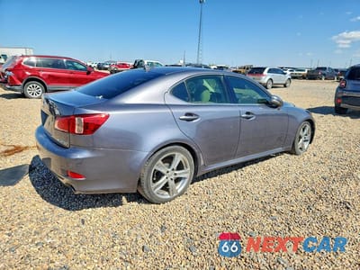 Trzecie zdjęcie samochodu z tyłu: 2012 LEXUS IS 250 VIN:JTHBF5C21C5173694 - miniatura