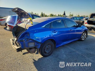 Trzecie zdjęcie samochodu z tyłu: 2017 HONDA CIVIC LX VIN:2HGFC2F58HH556646 - miniatura