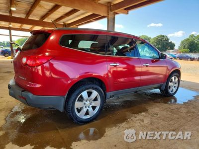 Trzecie zdjęcie samochodu z tyłu: 2012 CHEVROLET TRAVERSE LT VIN:1GNKRGED9CJ172827 - miniatura