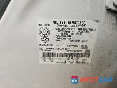 Zdjęcie 13 z 13 samochodu: 2011 FORD EXPLORER XLT VIN:1FMHK8D80BGA13011 - miniatura