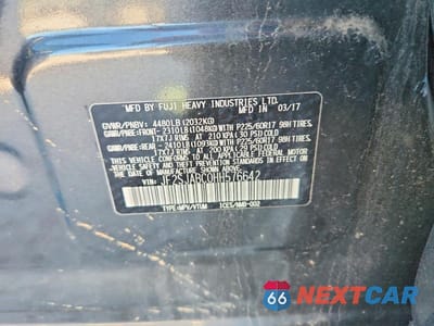Zdjęcie 14 z 14 samochodu: 2017 SUBARU FORESTER 2.5I VIN:JF2SJABC0HH576642 - miniatura