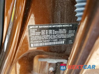 Zdjęcie 14 z 14 samochodu: 2017 BMW X3 XDRIVE28I VIN:5UXWX9C56H0T11685 - miniatura