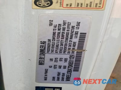 Zdjęcie 13 z 13 samochodu: 2013 SMART FORTWO PURE VIN:WMEEJ3BA7DK651129 - miniatura