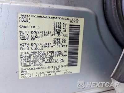 Zdjęcie 14 z 14 samochodu: 2006 NISSAN PATHFINDER VIN:5N1AR1NB2BC616550 - miniatura