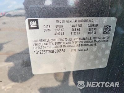 Zdjęcie 12 z 12 samochodu: 2016 CHEVROLET MALIBU LT VIN:1G1ZE5ST9GF326554 - miniatura