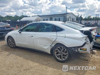 Drugie zdjęcie samochodu z przodu: 2021 HYUNDAI SONATA SEL VIN:5NPEL4JA5MH100907 - miniatura