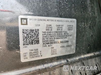 Zdjęcie 12 z 12 samochodu: 2020 CHEVROLET BLAZER RS VIN:3GNKBERS3LS613299 - miniatura