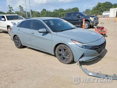 Czwarte zdjęcie samochodu z boku: 2022 HYUNDAI ELANTRA SEL VIN:KMHLS4AG6NU318808 - miniatura