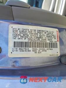 Zdjęcie 12 z 12 samochodu: 2000 TOYOTA CAMRY LE VIN:JT2BG22K5Y0460029 - miniatura