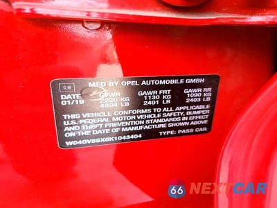 Zdjęcie 14 z 14 samochodu: 2019 BUICK REGAL TOURX ESSENCE VIN:W04GV8SX6K1043404 - miniatura