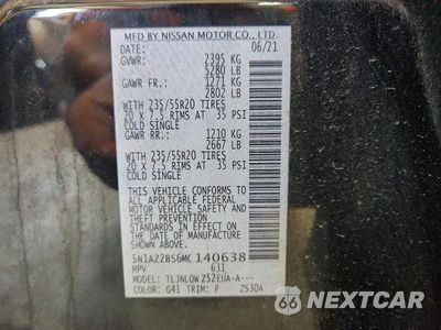 Zdjęcie 13 z 13 samochodu: 2021 NISSAN MURANO SV VIN:5N1AZ2BS6MC140638 - miniatura