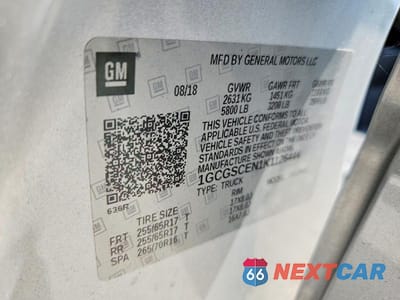 Zdjęcie 12 z 12 samochodu: 2019 CHEVROLET COLORADO LT VIN:1GCGSCEN1K1126444 - miniatura