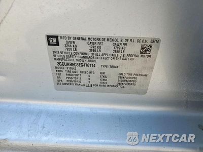 Zdjęcie 12 z 12 samochodu: 2014 CHEVROLET SILVERADO K1500 LT VIN:3GCUKREC6EG476114 - miniatura