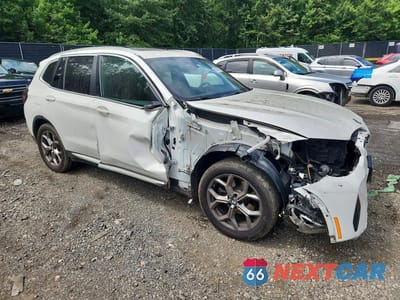 Czwarte zdjęcie samochodu z boku: 2022 BMW X3 XDRIVE30I VIN:5UX53DP04N9L05030 - miniatura