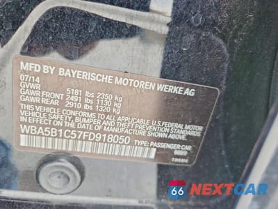 Zdjęcie 12 z 12 samochodu: 2015 BMW 535 I VIN:WBA5B1C57FD918050 - miniatura