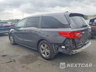 Trzecie zdjęcie samochodu z tyłu: 2020 HONDA ODYSSEY EX VIN:5FNRL6H59LB037247 - miniatura