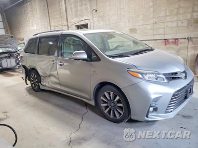 Czwarte zdjęcie samochodu z boku: 2019 TOYOTA SIENNA LIMITED PREMIUM 7-PASSENGER VIN:5TDDZ3DC0KS226844 - miniatura