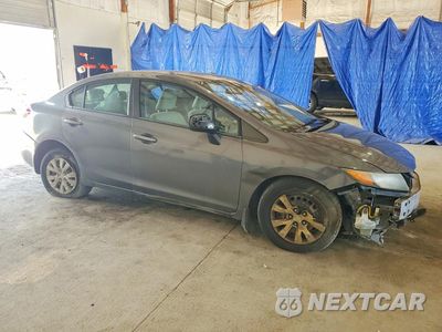 Czwarte zdjęcie samochodu z boku: 2012 HONDA CIVIC LX VIN:19XFB2F55CE041030 - miniatura